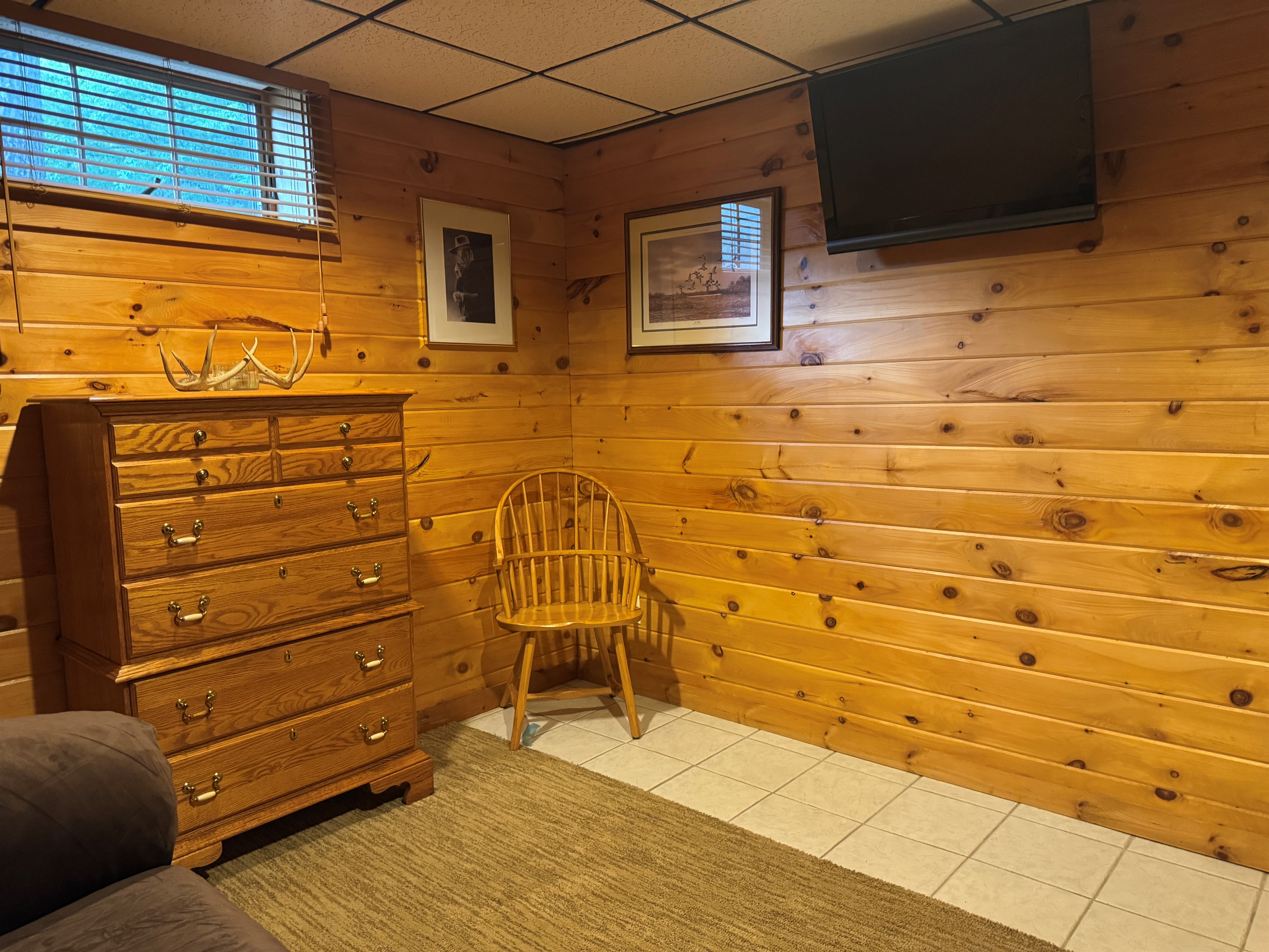Lower level sitting area