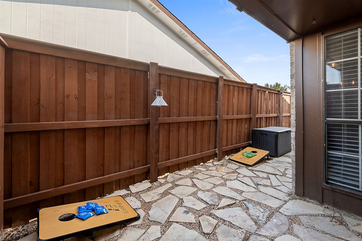 Enjoy a game of cornhole and make unforgettable memories to last a lifetime