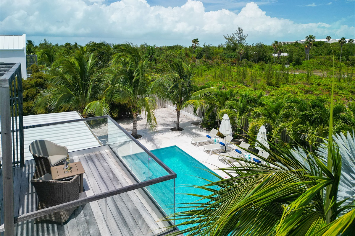 View from the second floor deck