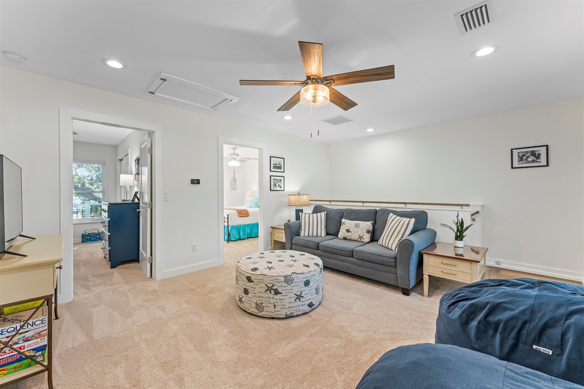 Upstairs family room