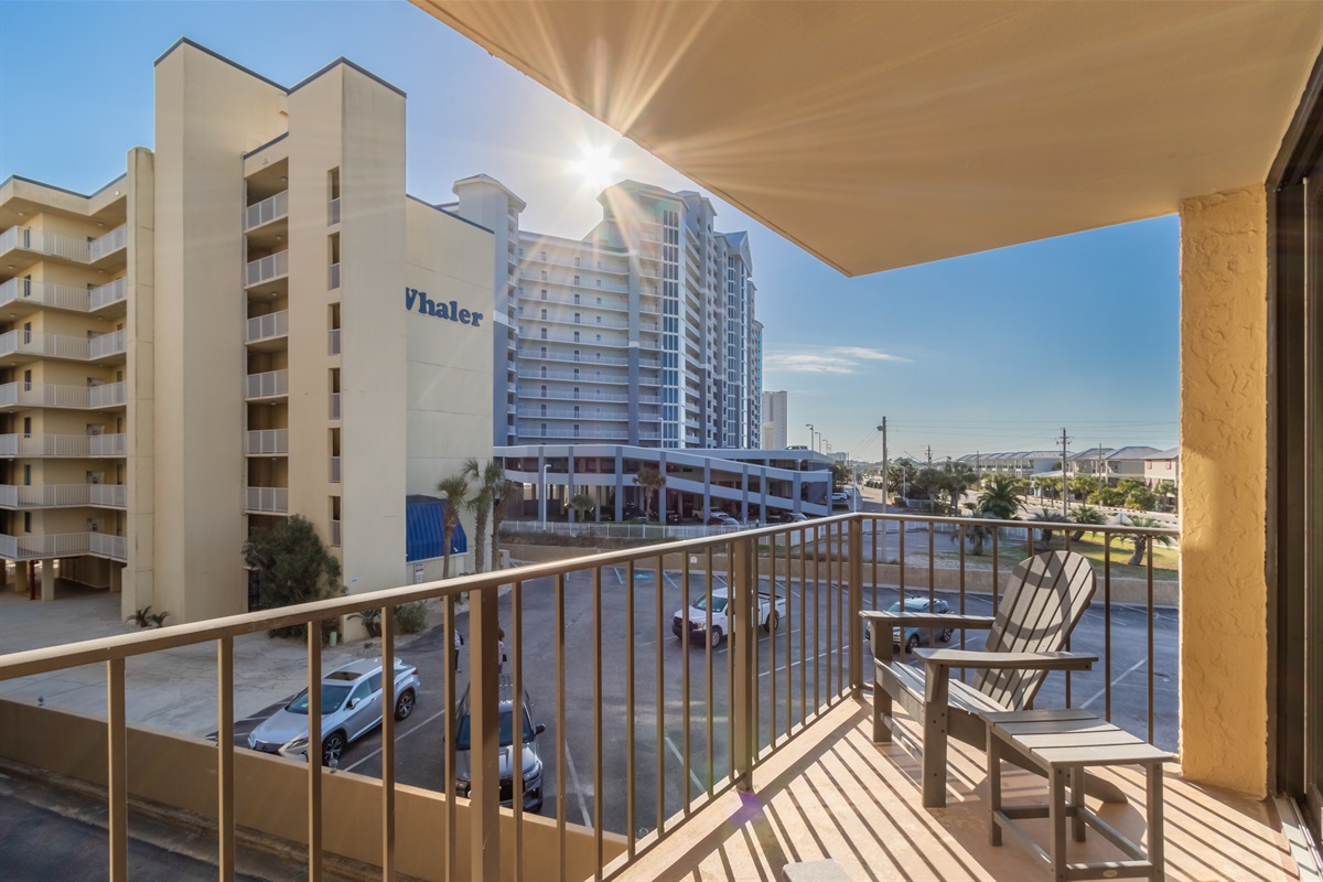 Balcony off the living area