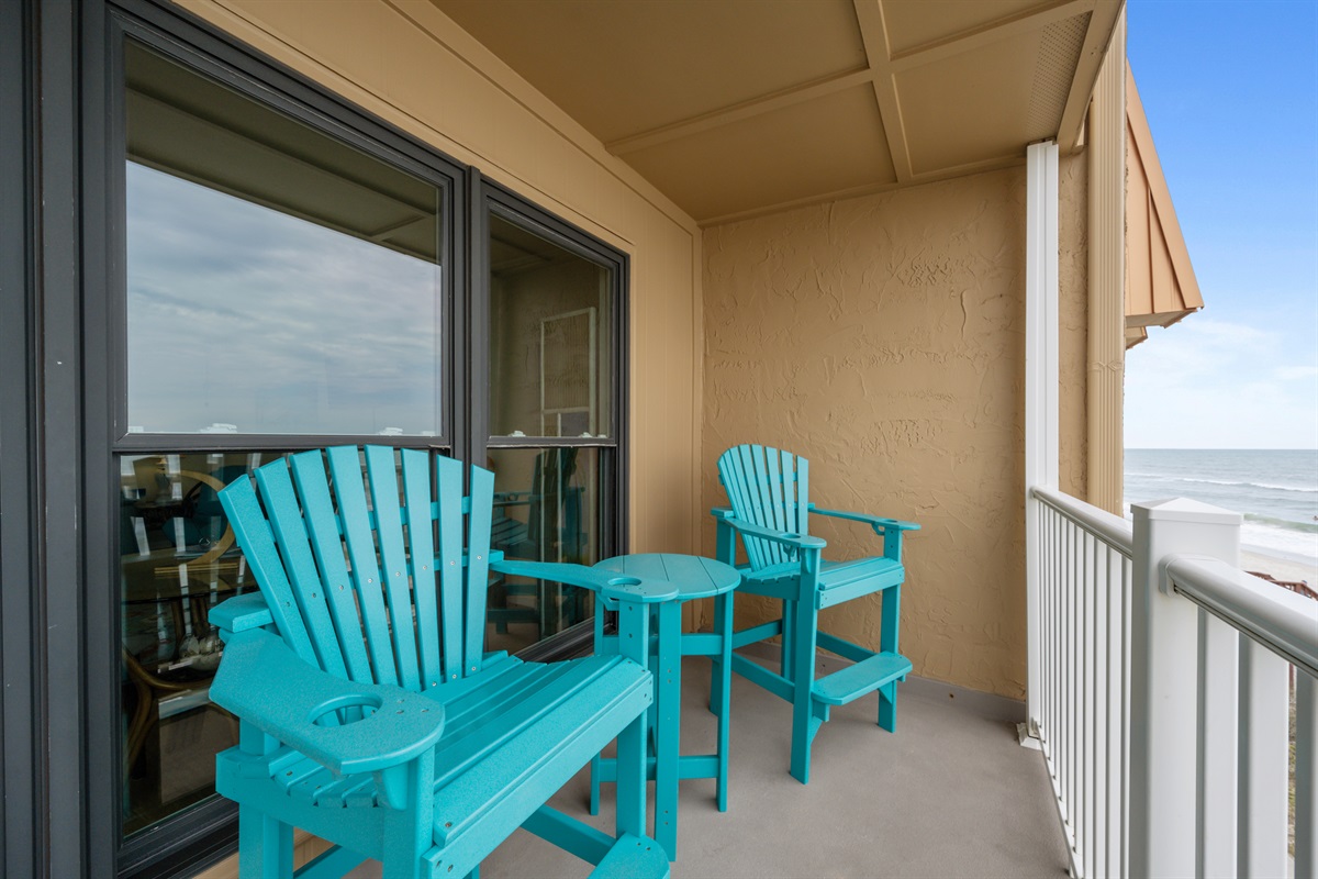 Furniture perfect for taking in the views