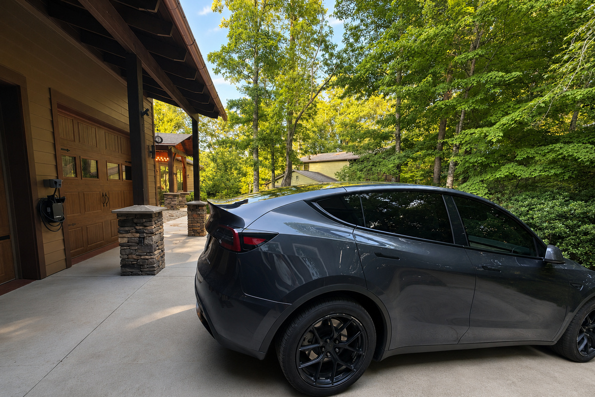 {Level 2 EV Charging}

Arrive, plug in, and let your car recharge while you settle into vacation mode. Whether you're heading out to explore or staying in to unwind, our convenient Level 2 EV charger keeps your vehicle ready for every adventure. 🚗🌿