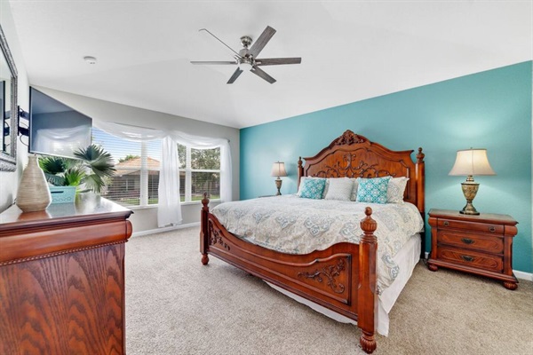 Relax in the large en suite Master bedroom...