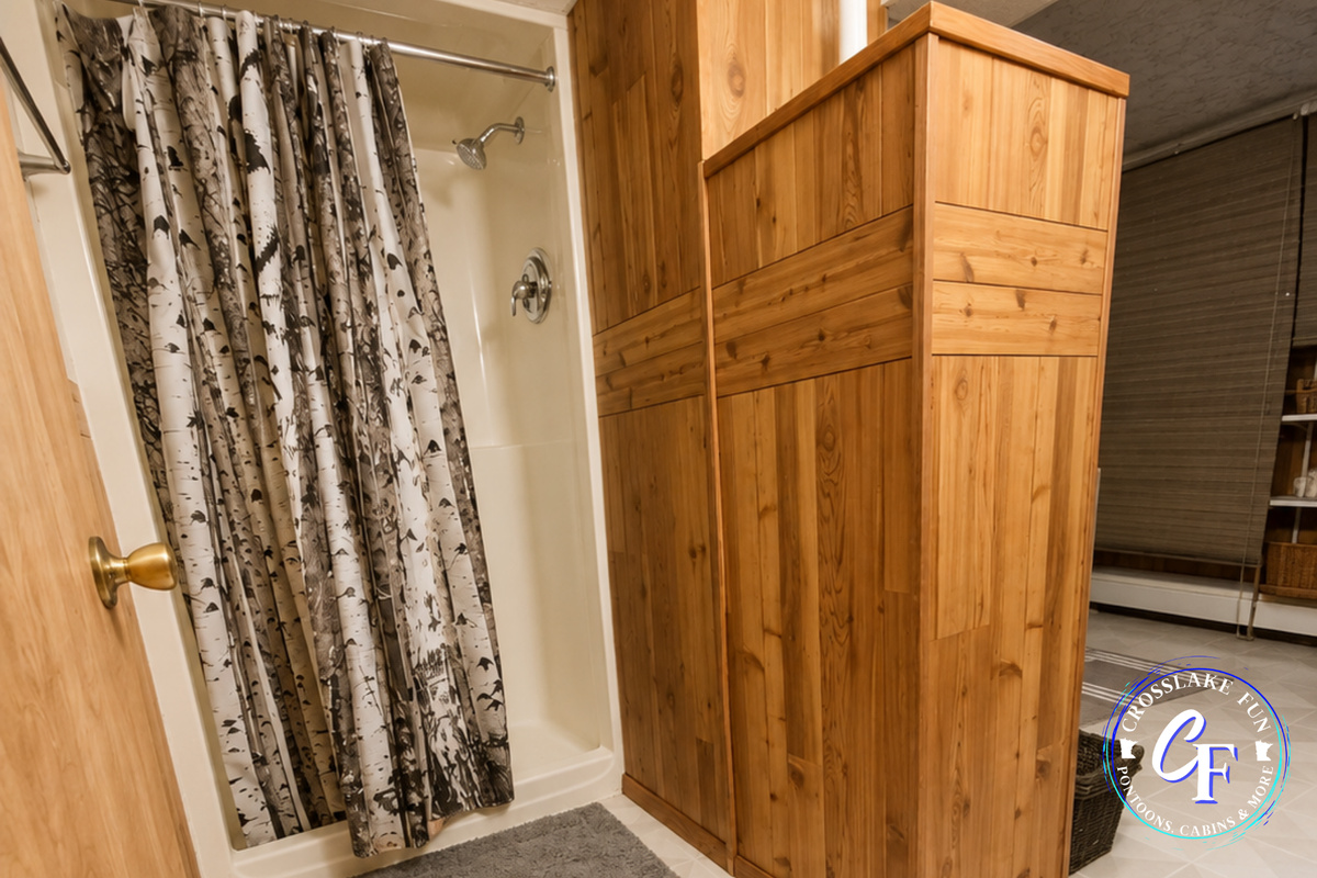 Bathroom/laundry downstairs