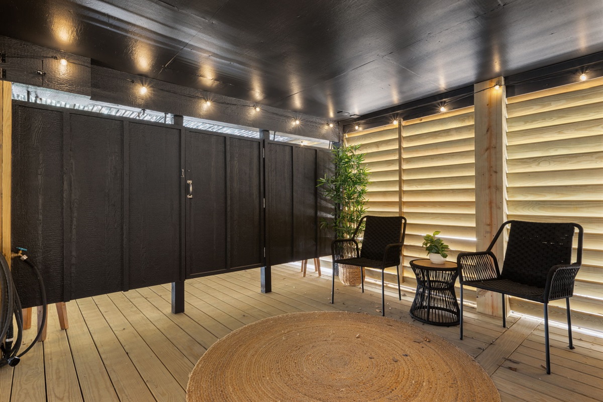 Entrance To Outdoor Shower