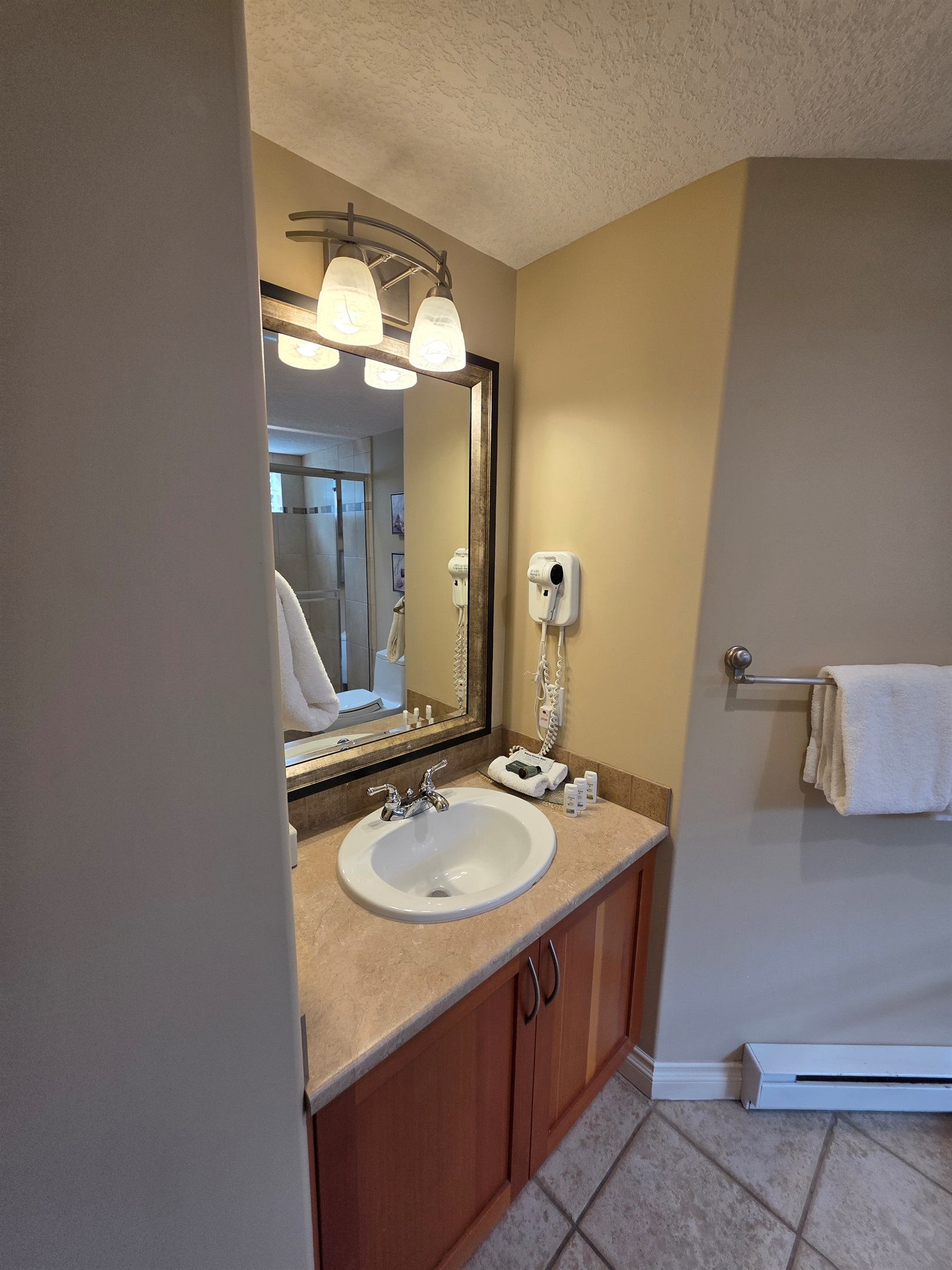 Vanity Area in Unit A.