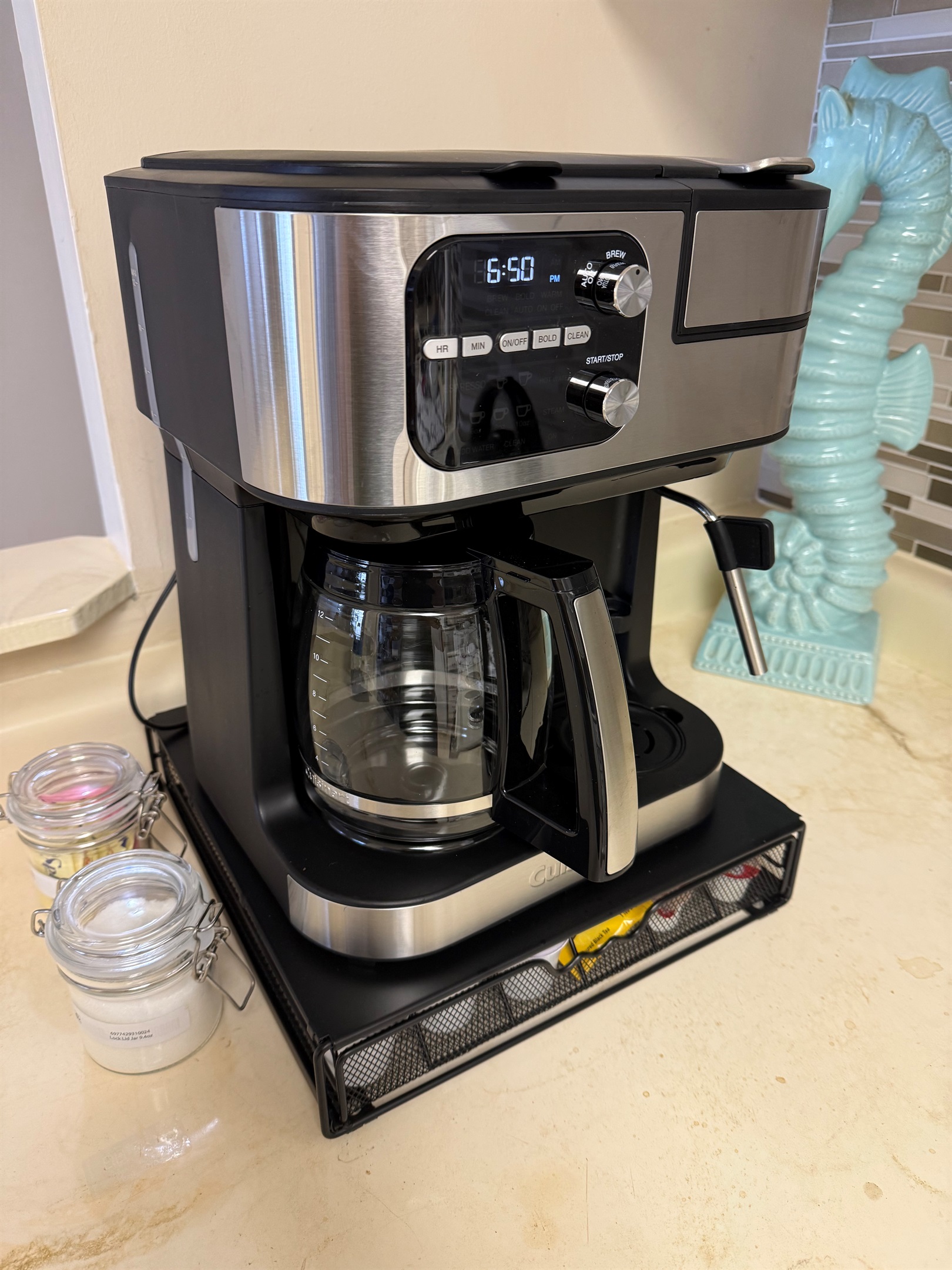 Coffee Station brewed K-cups and Espresso