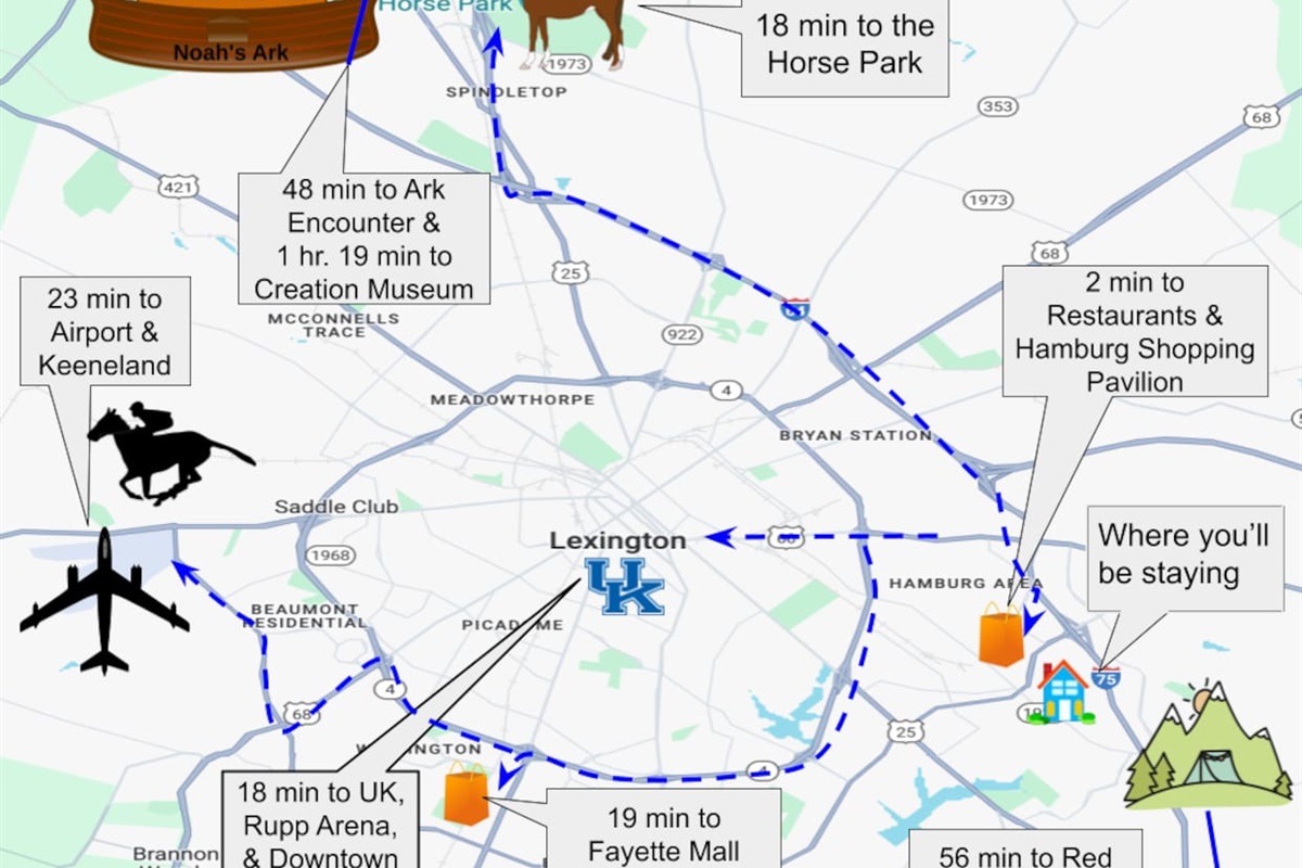 Conveniently located near local attractions, restaurants, and the interstate. 