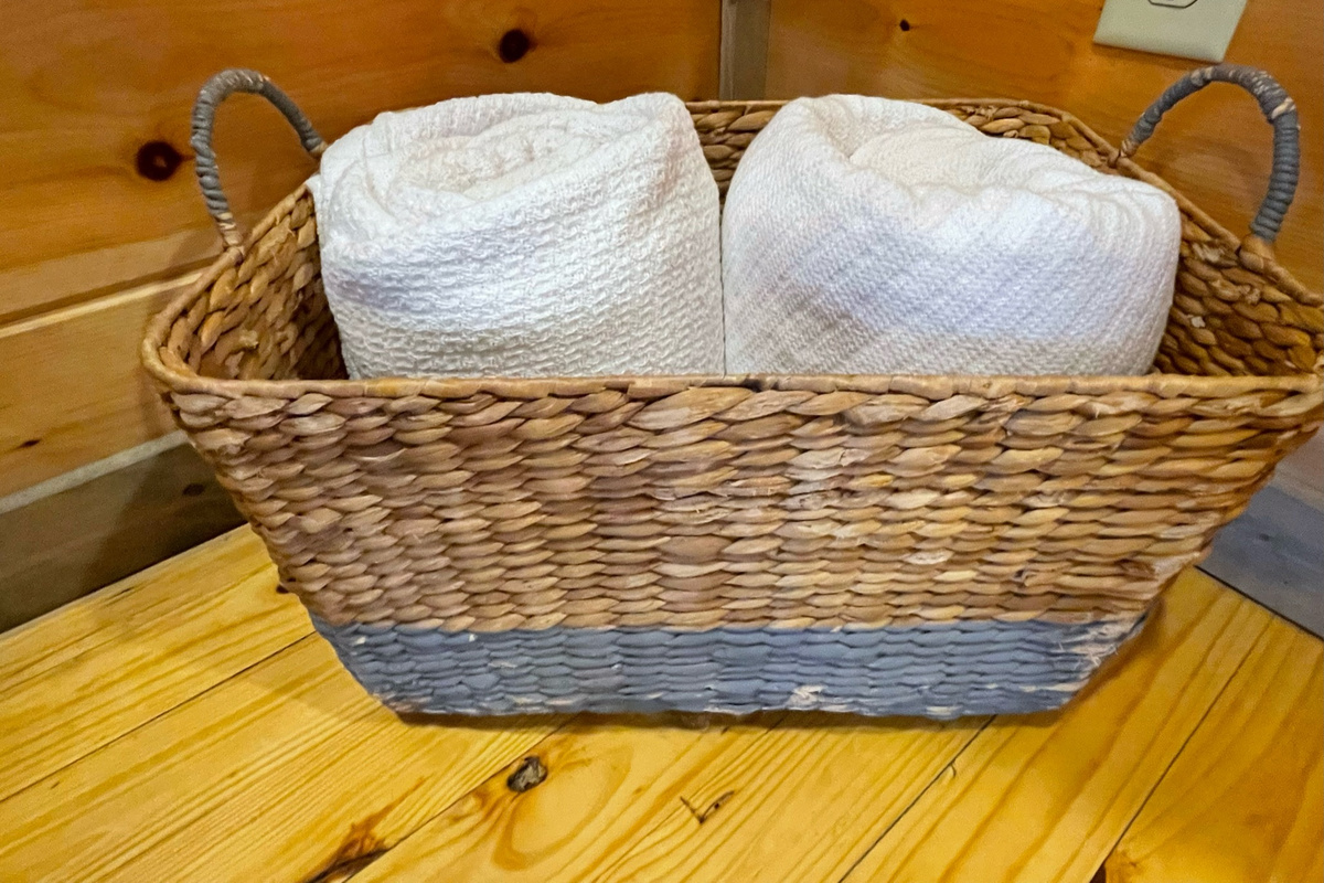 Cozy blankets for snuggling.