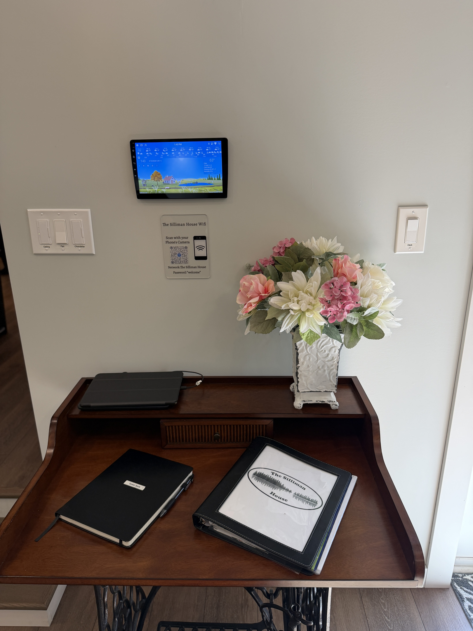 Command central for your stay at The Silliman House