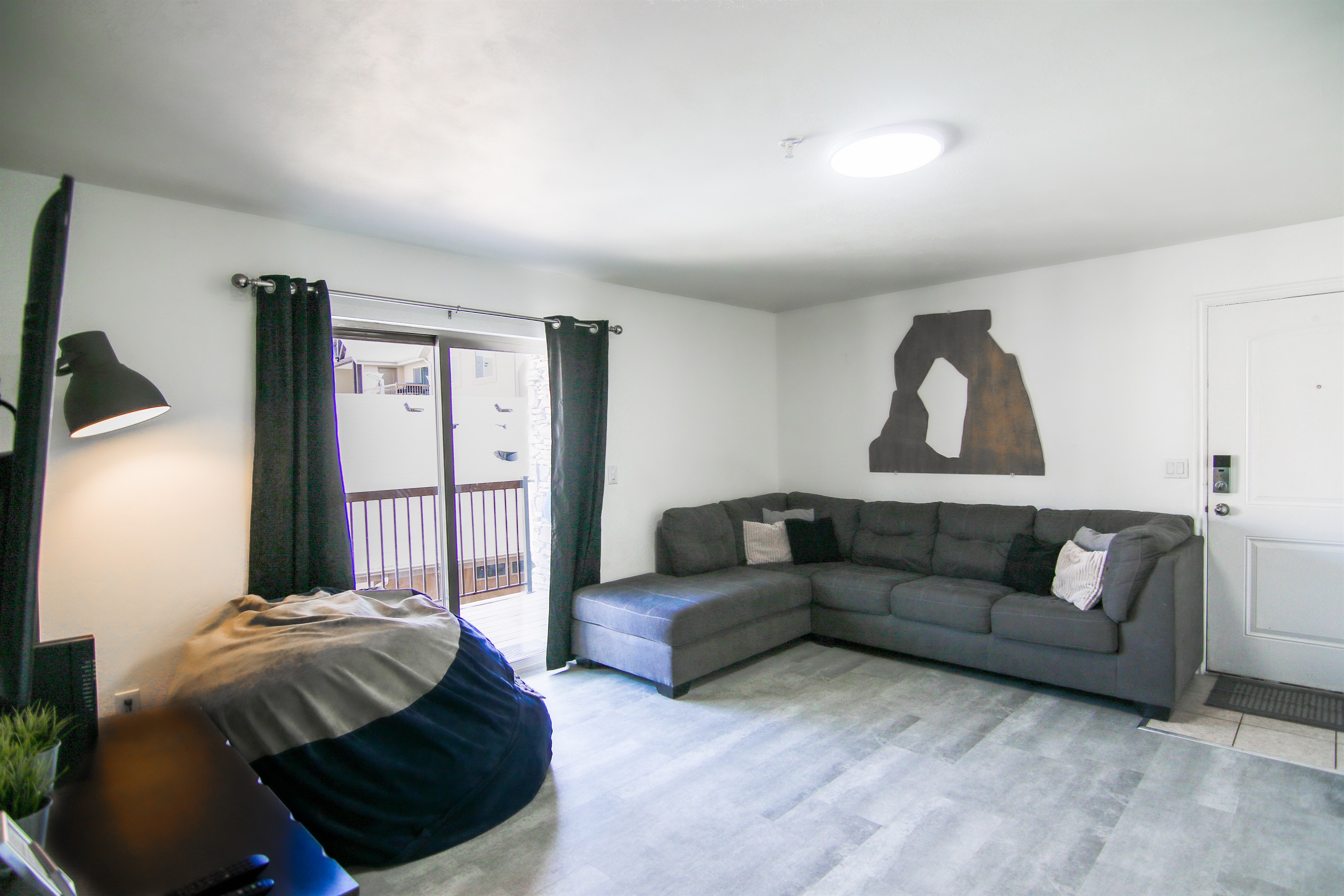 Living Room with Balcony