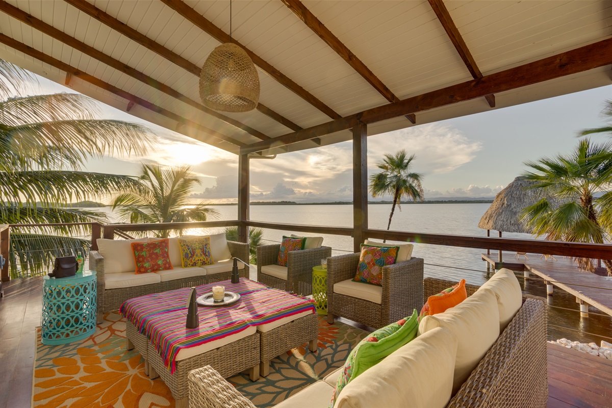 Outside Upstairs Living