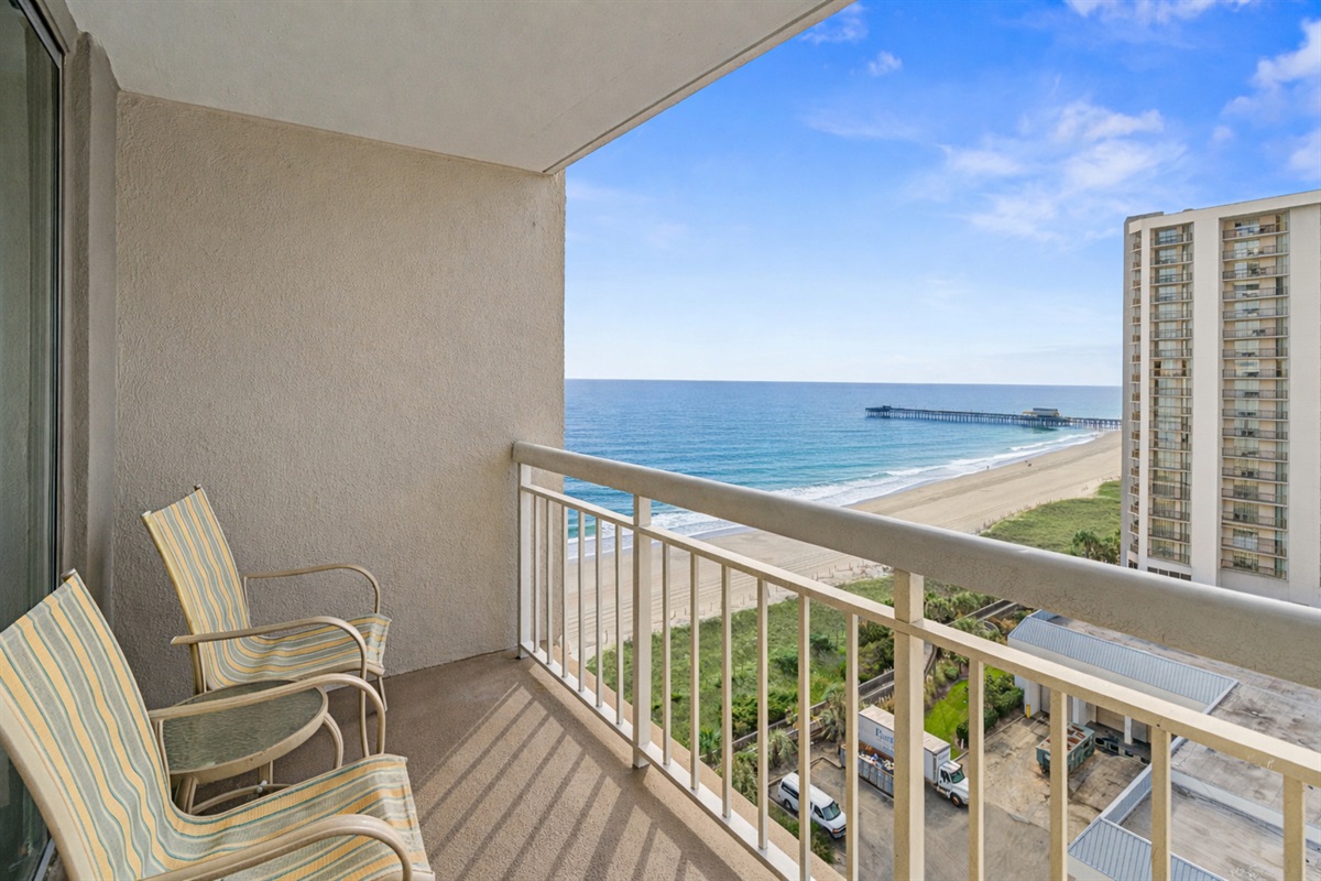 Breathtaking view from the balcony