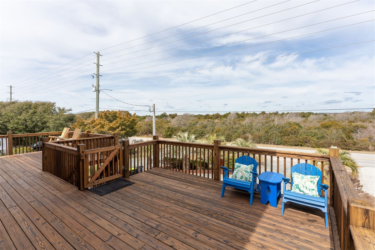 Amazing views from the decks