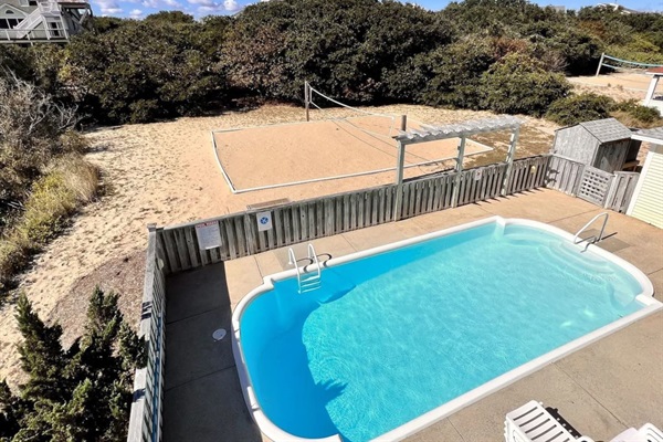 Pool & Volley Ball Area