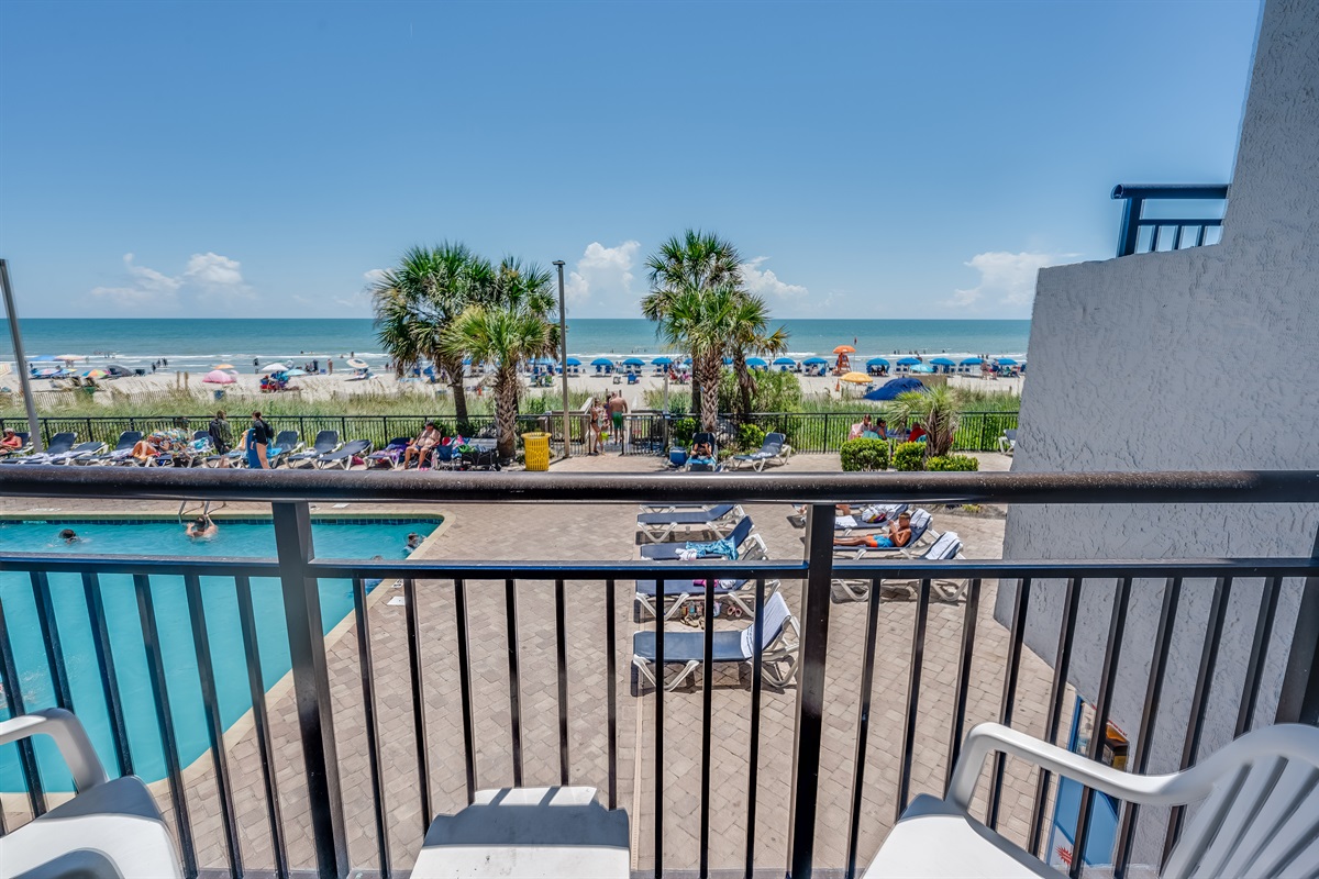 Balcony Poolside Dreams 🌊☀️