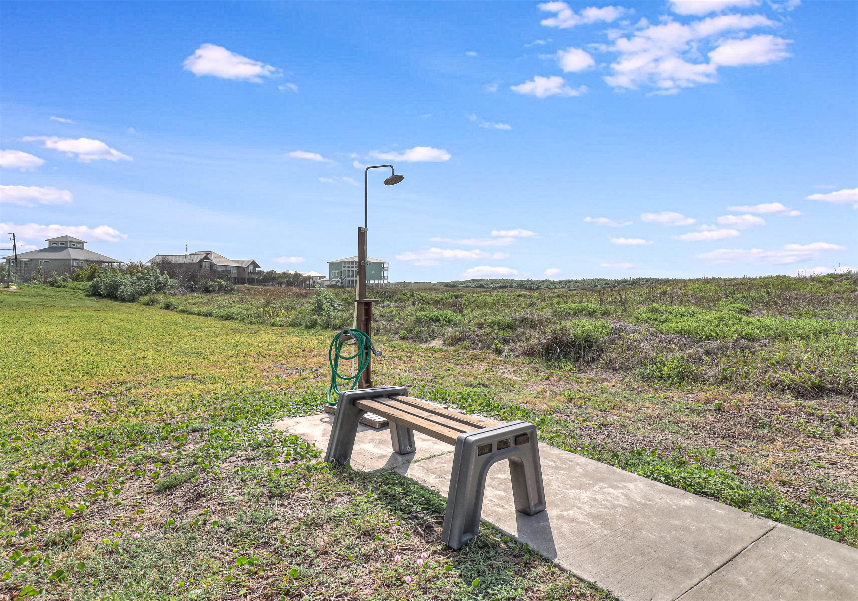 Rinse Station at Entrance to Private Beach Access
