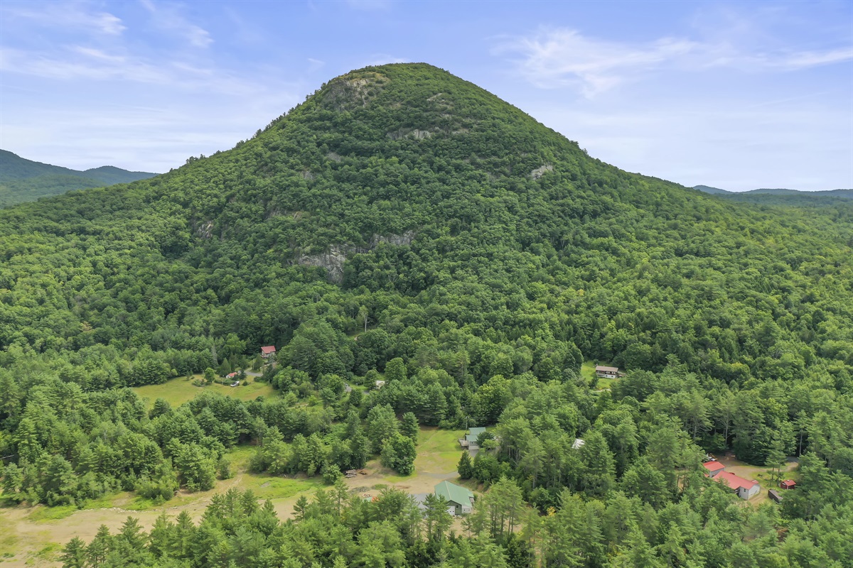Potash Mountain, view from the property
