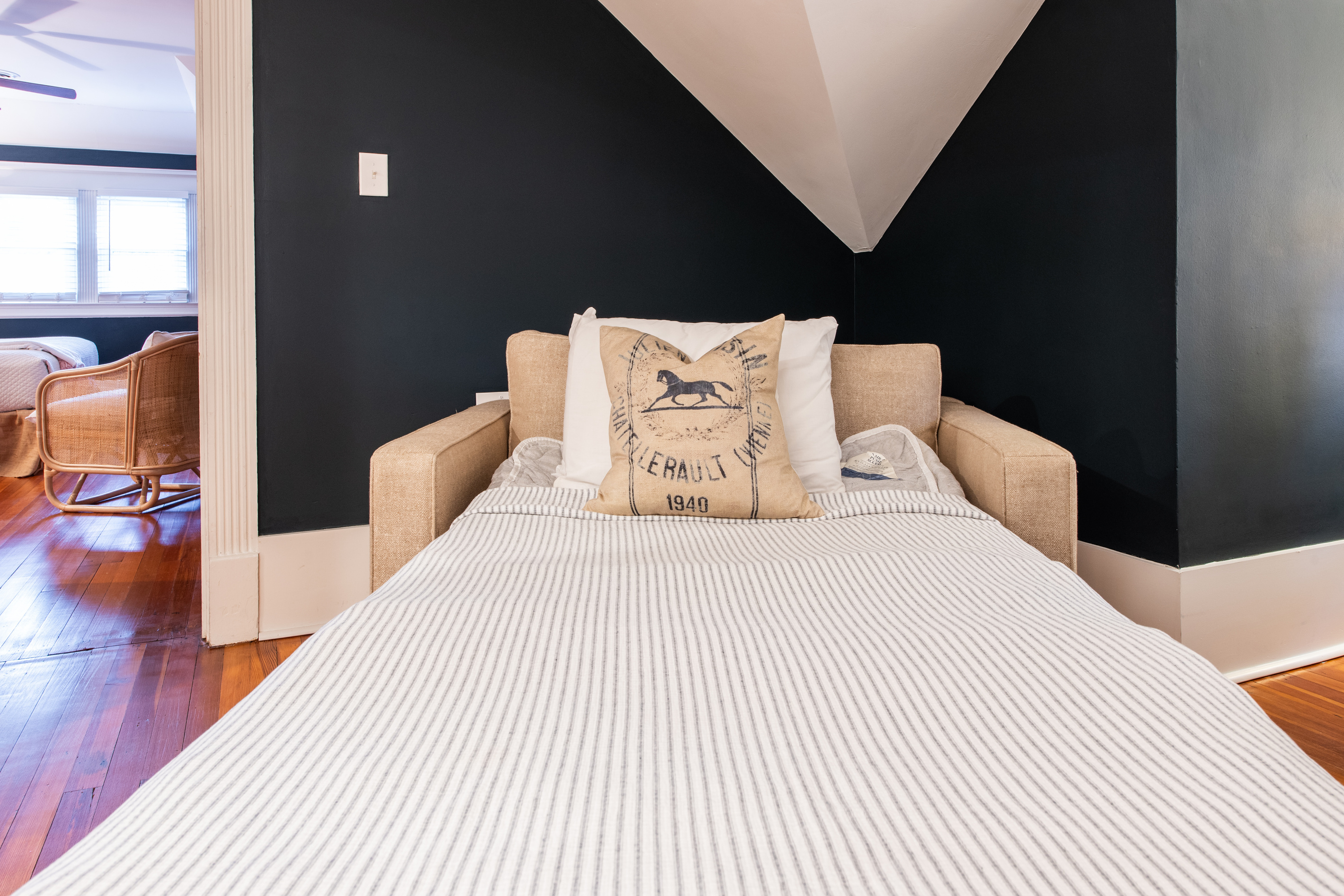 6th Bedroom ~ 3rd Floor ~ King Size Bed ~ Twin Sleeper Sofa
