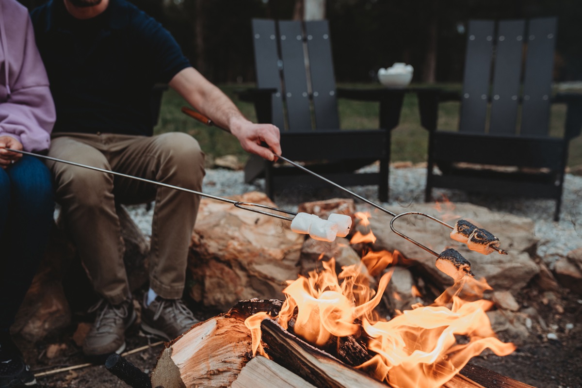 Huge Firepit with Room for Everyone
