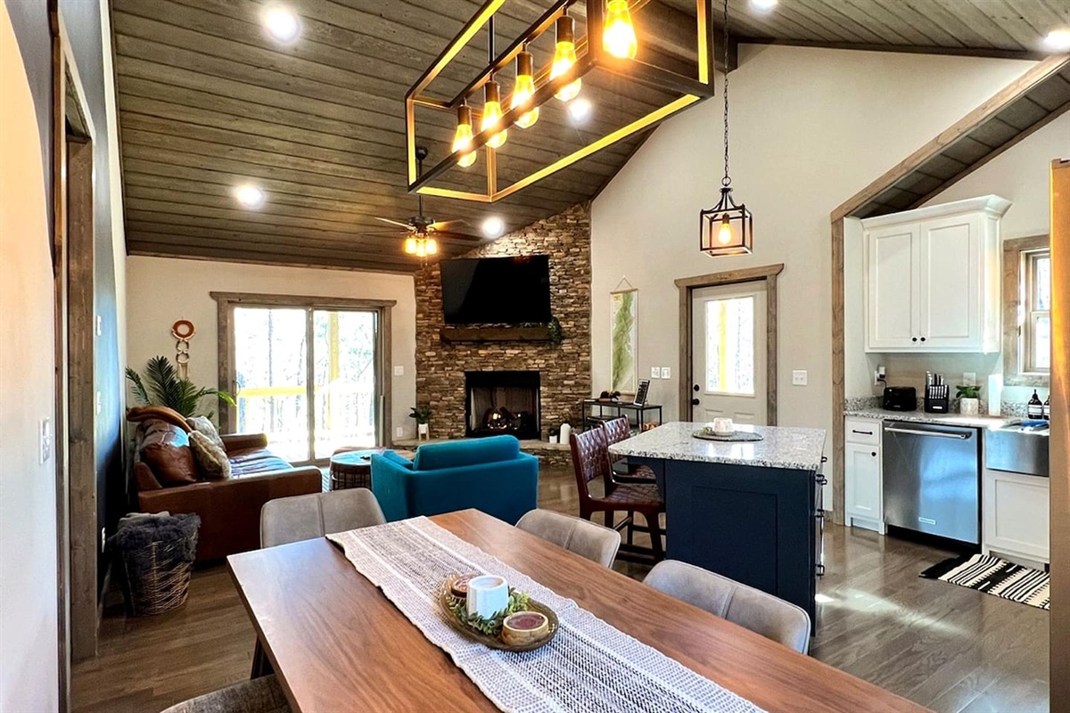 Plenty of board games and puzzles for cozy nights in.