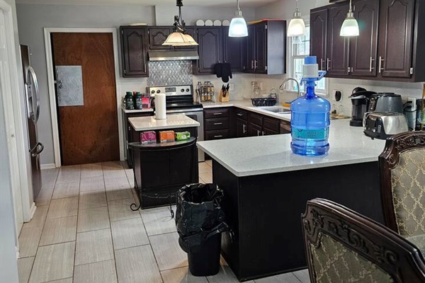 Fully equipped kitchen