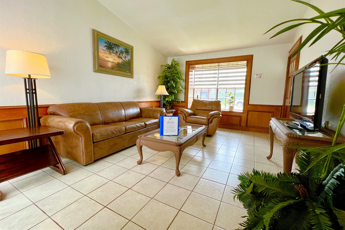 Living Room with Sleeper Sofa