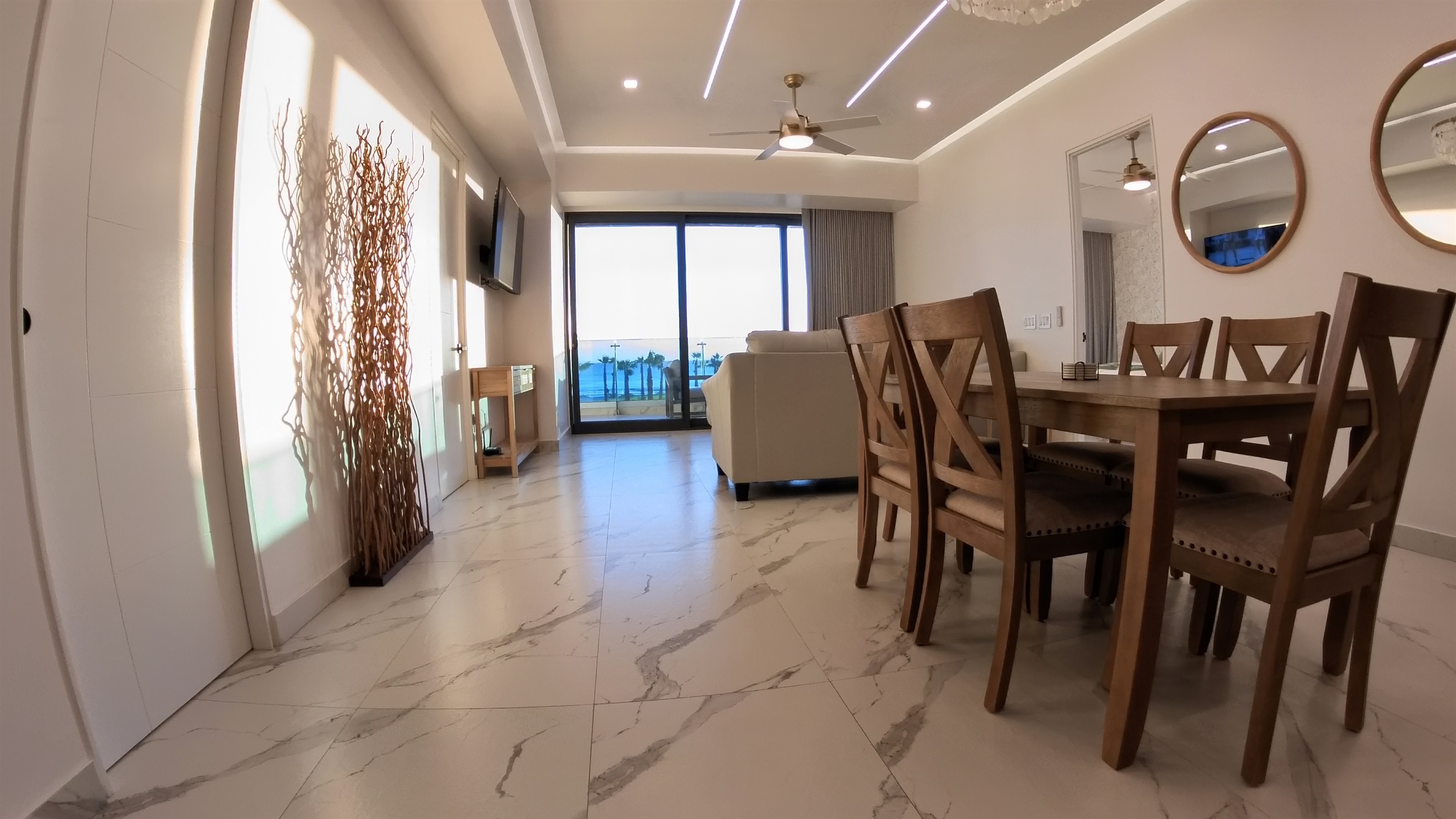 View as you walk into the Condo