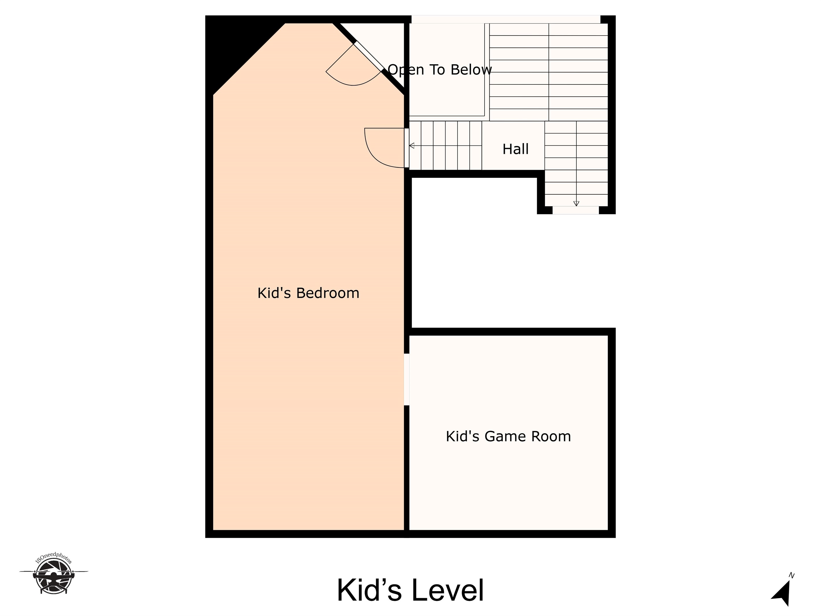 Kid’s Level: Adventure awaits with a fun game room and a comfy bedroom just for the little ones!