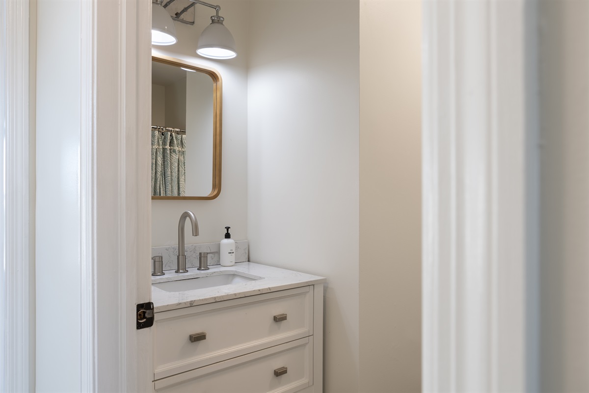 Full bathroom upstairs