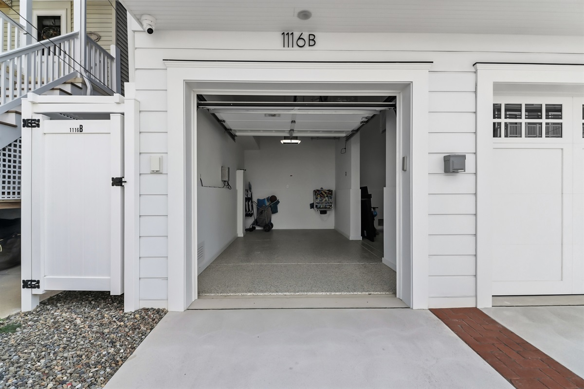 The property's garage