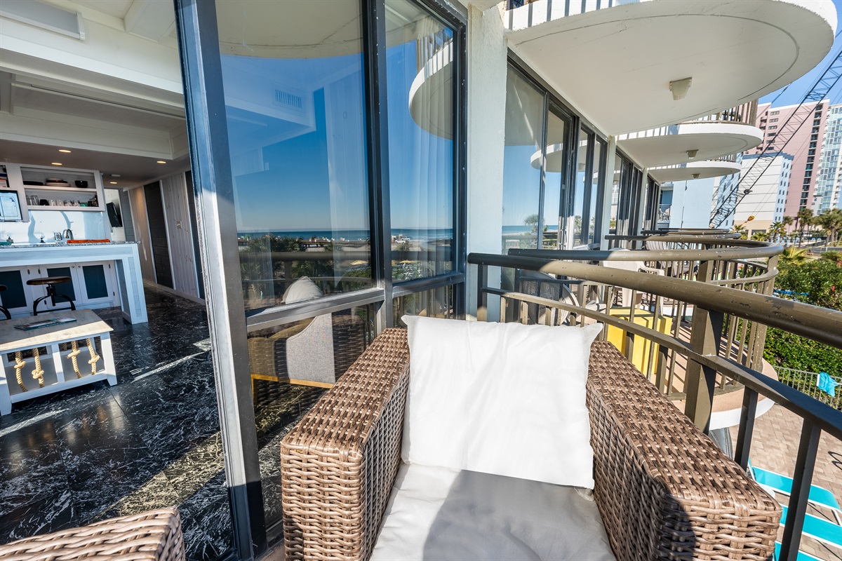 Amazing View from the Balcony!