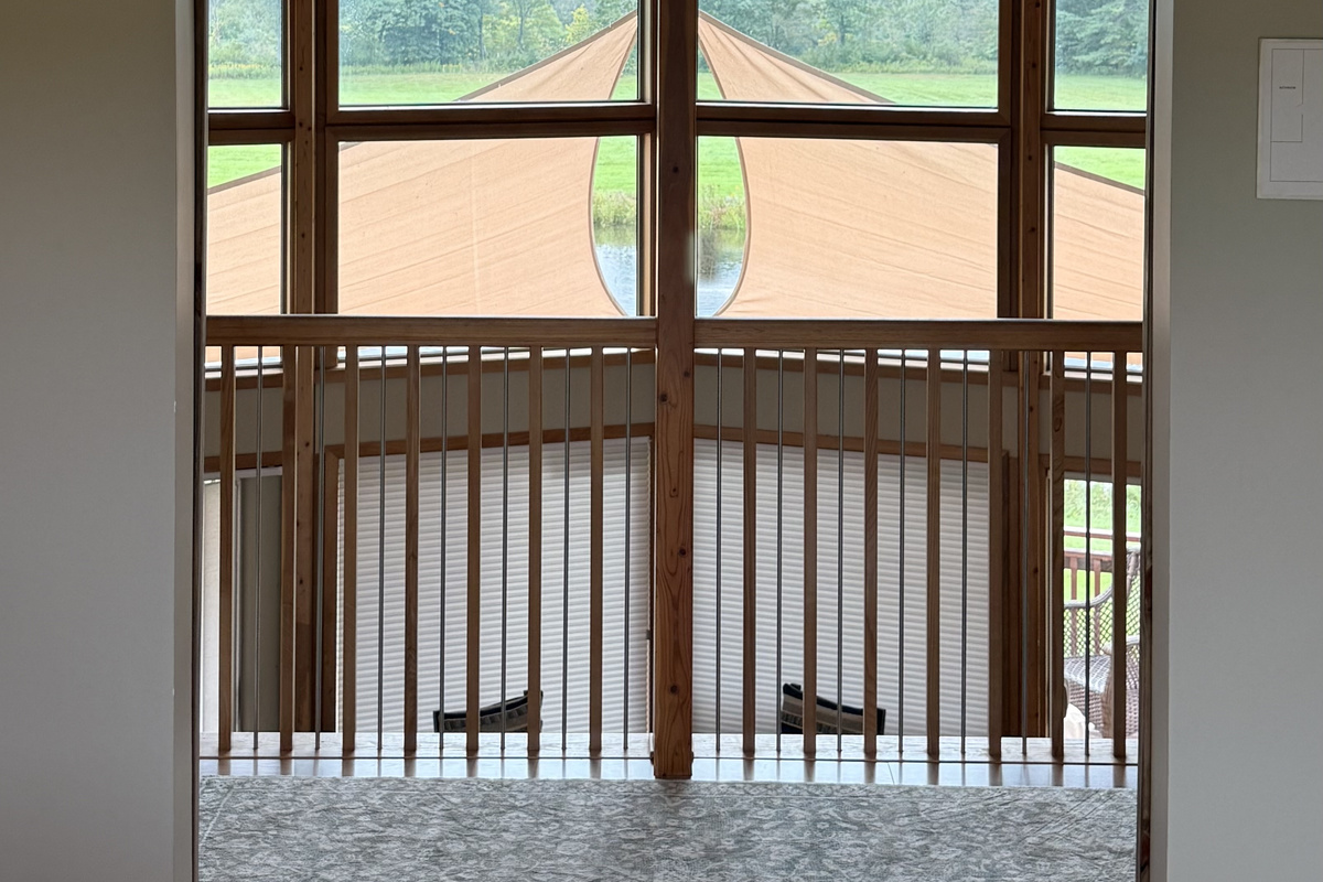 Viewing from Bedroom 3 with Doors open