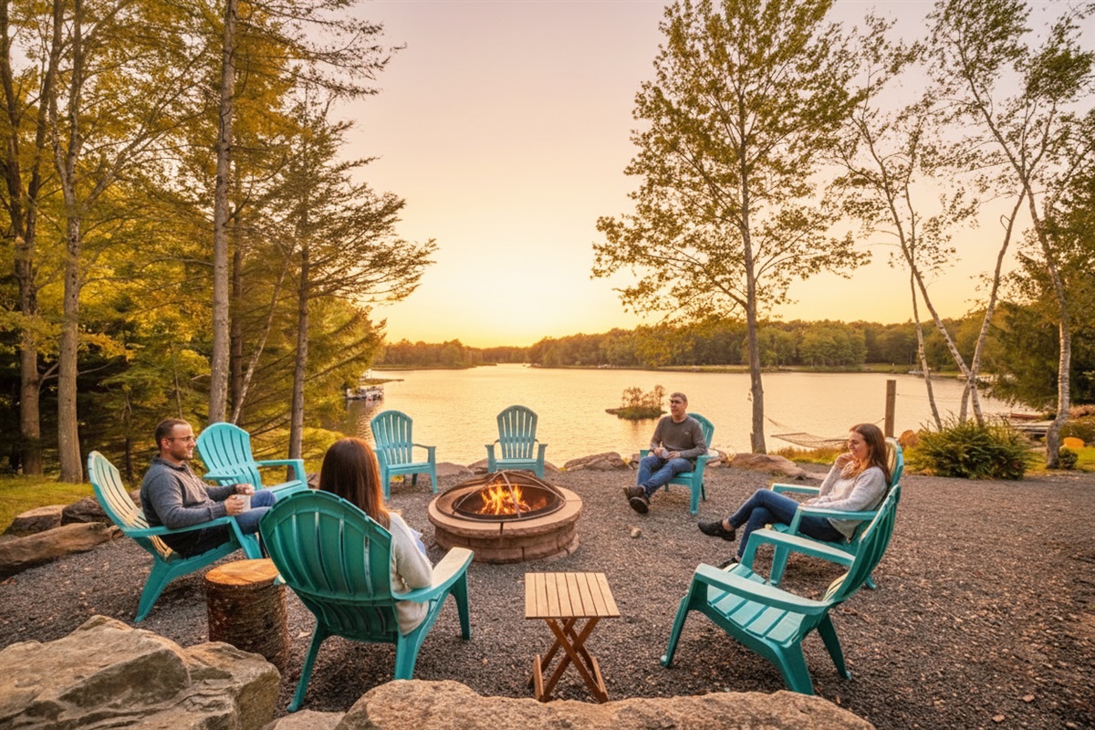 View from the fire pit.
