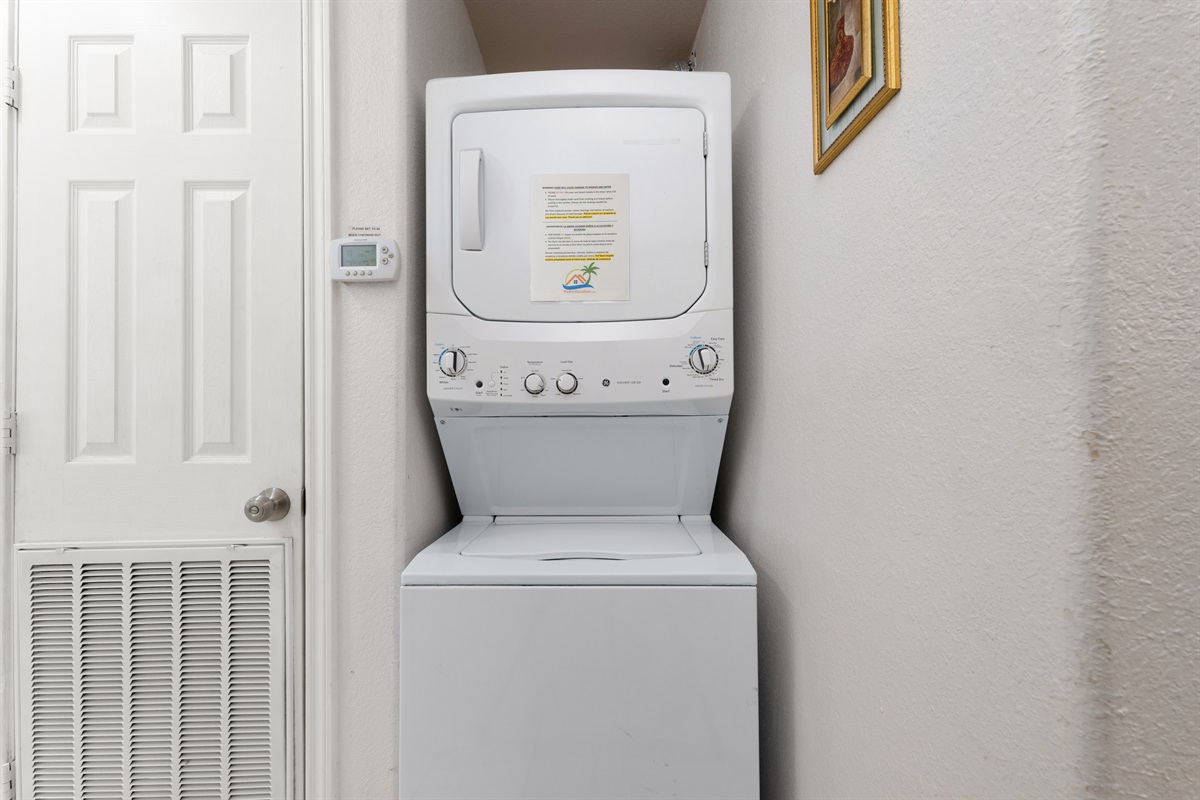 Unit C -Washer/Dryer