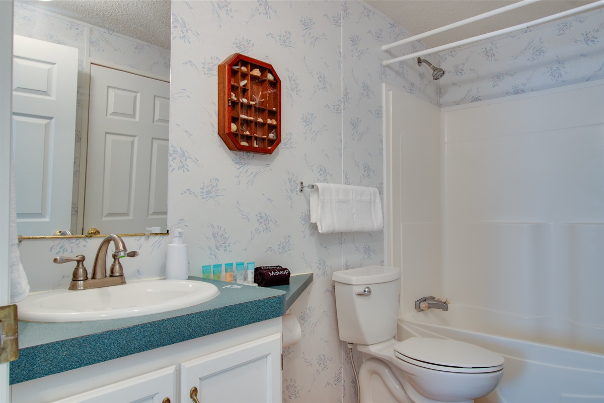 Bathroom 2: Tub/Shower