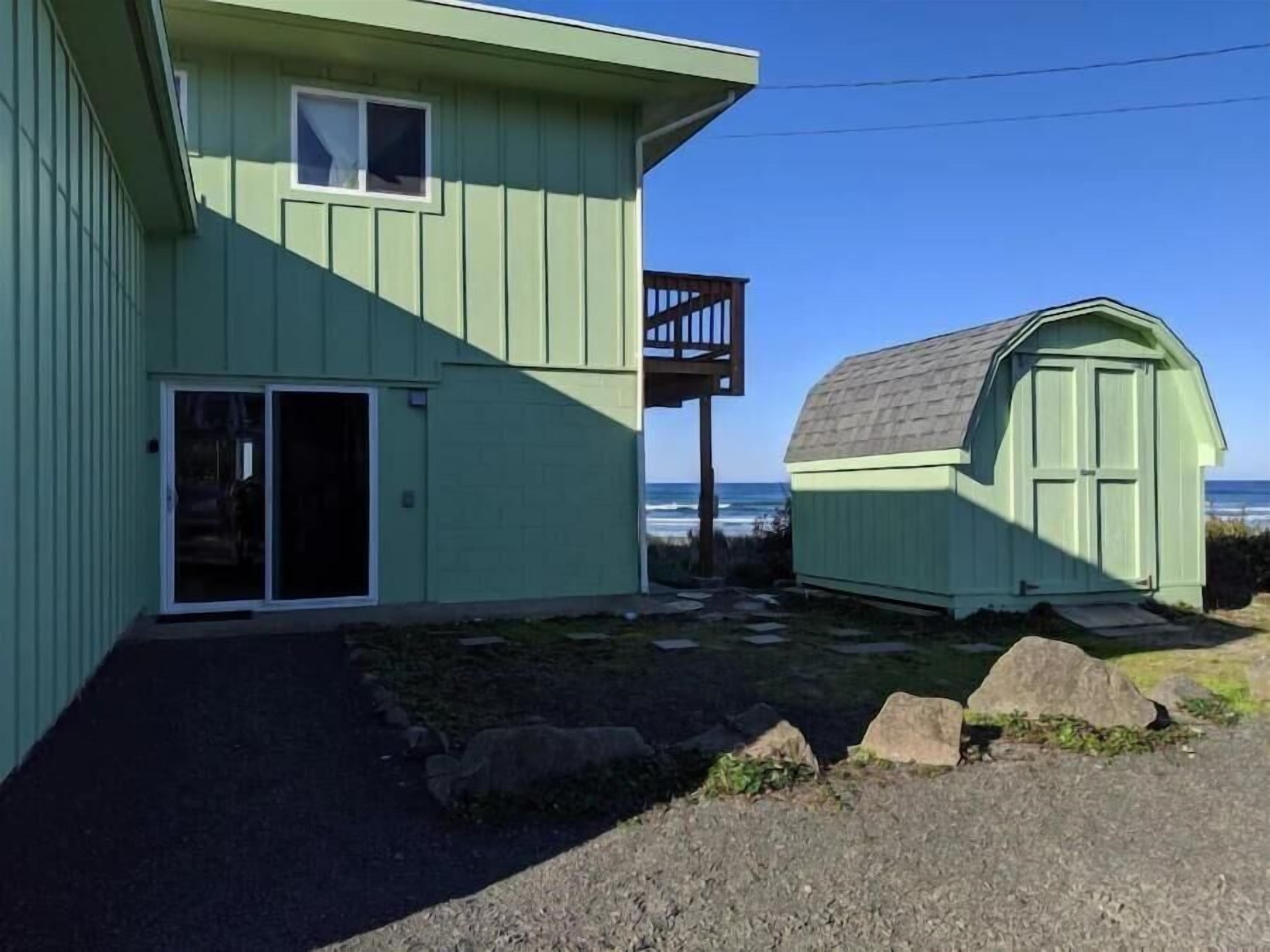 parking and entry door