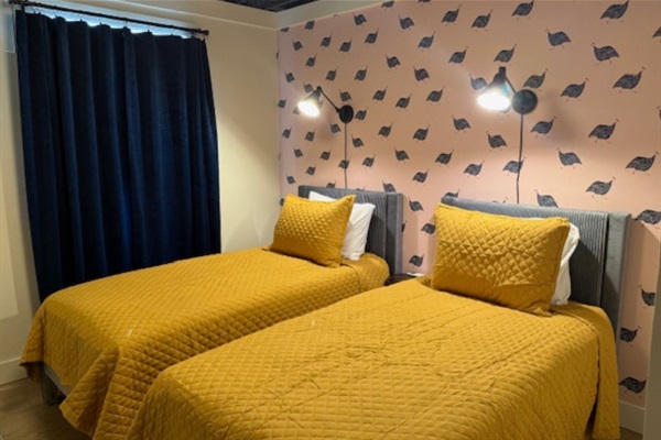 Second bedroom with twin beds—great for friends or family