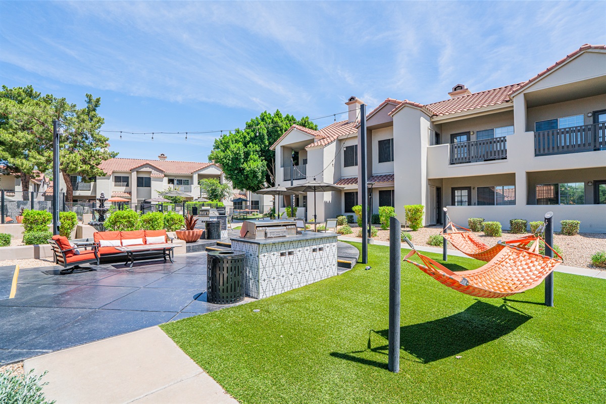 Escape and unwind in our outdoor oasis.