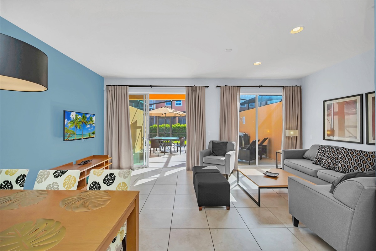 Open concept living room/ TV room