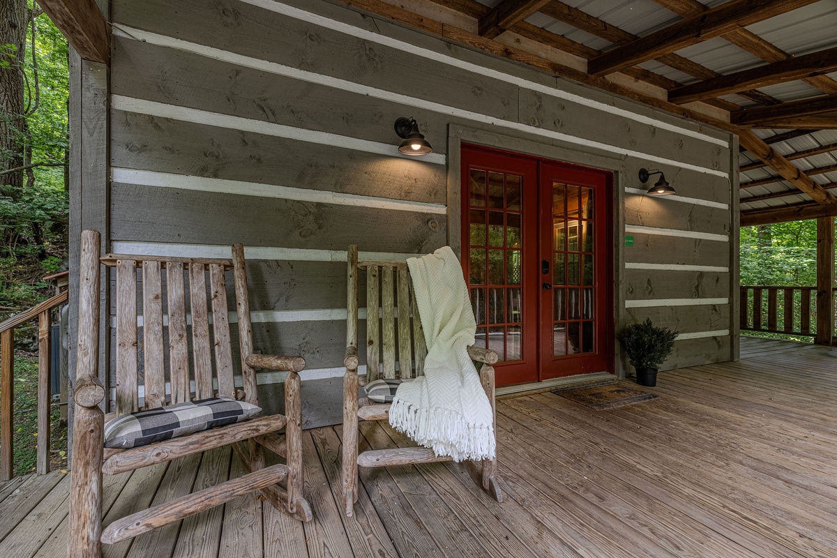 Shaded porch, rocking chair, nowhere else to be.