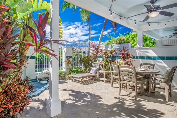 Tropical paradise in our backyard