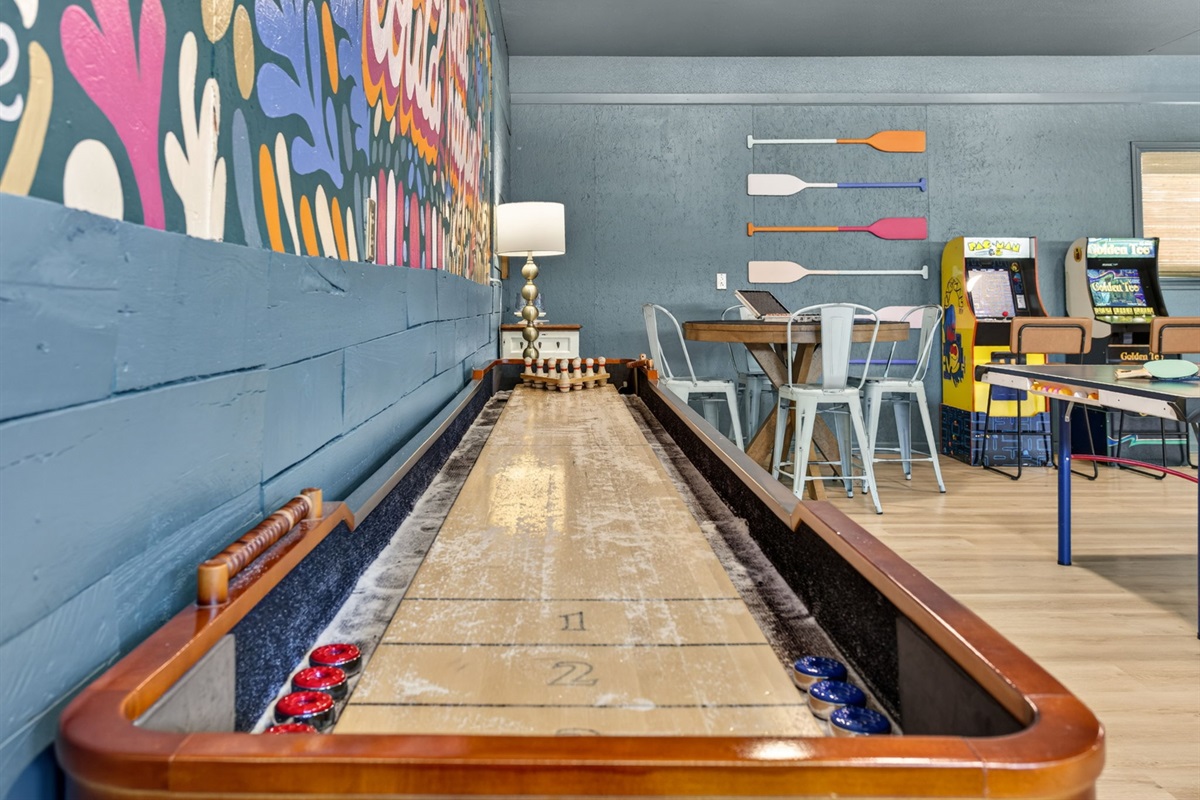 Game Room Shuffle Board