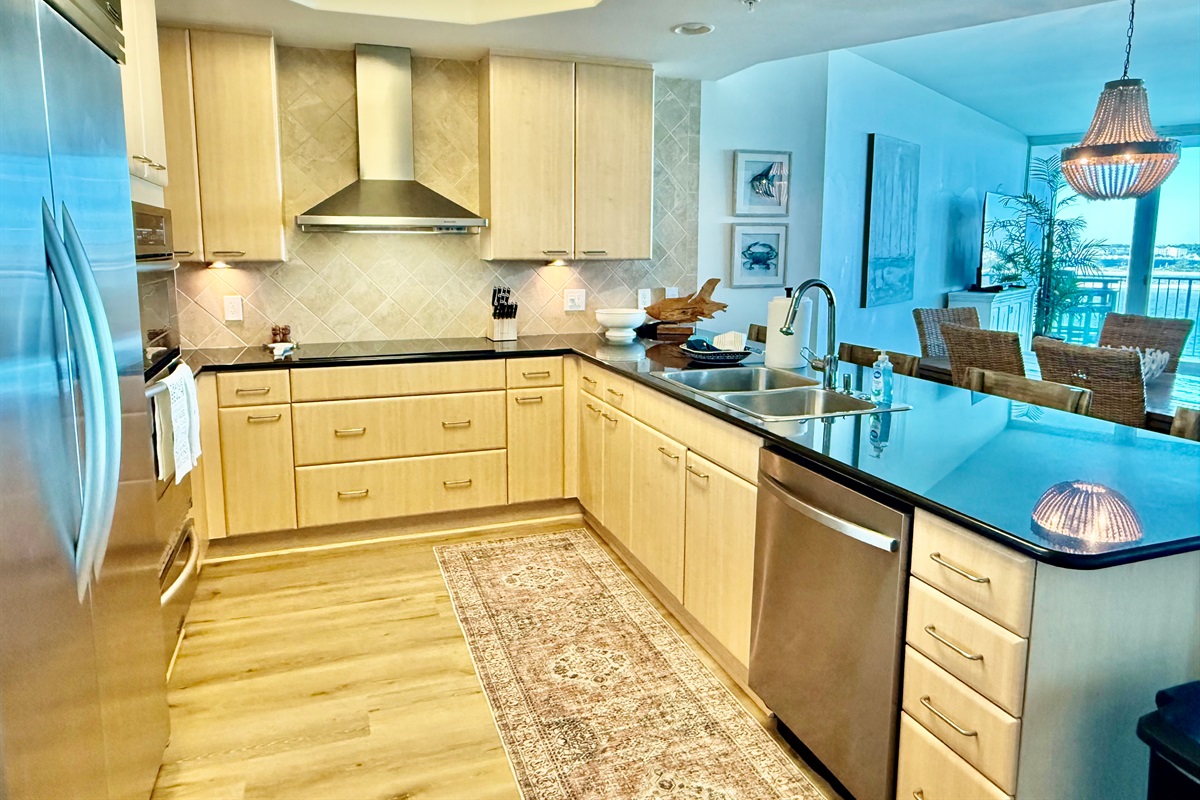 You'll enjoy cooking in our spacious kitchen!