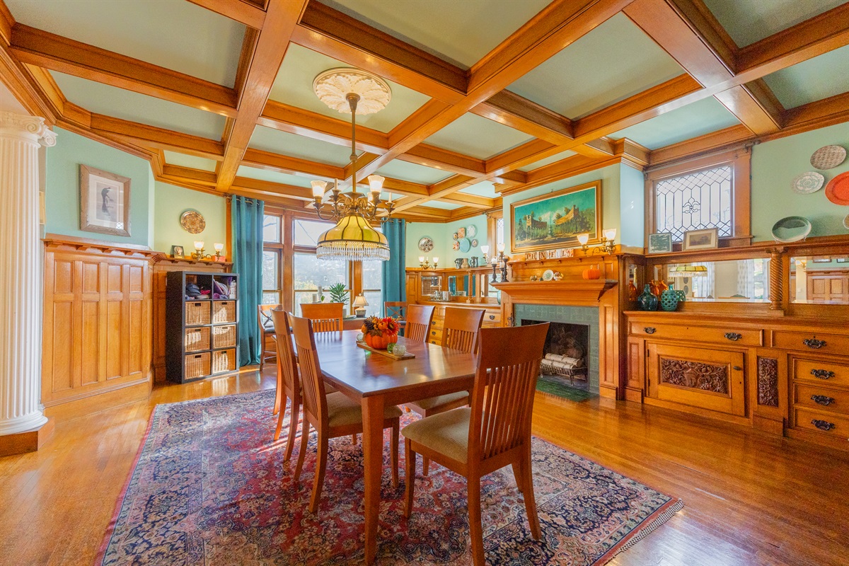 Stylish and comfortable dining area, perfect for your next meal together.