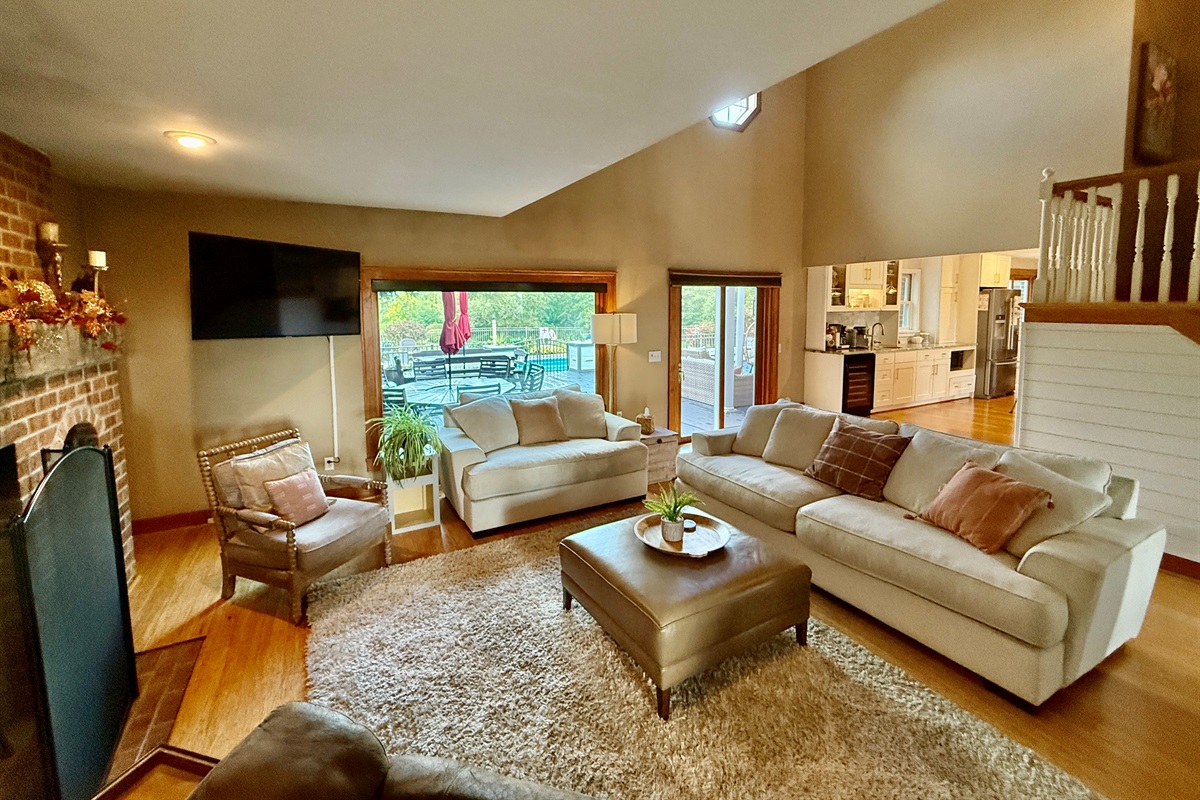 Family Room with Fireplace