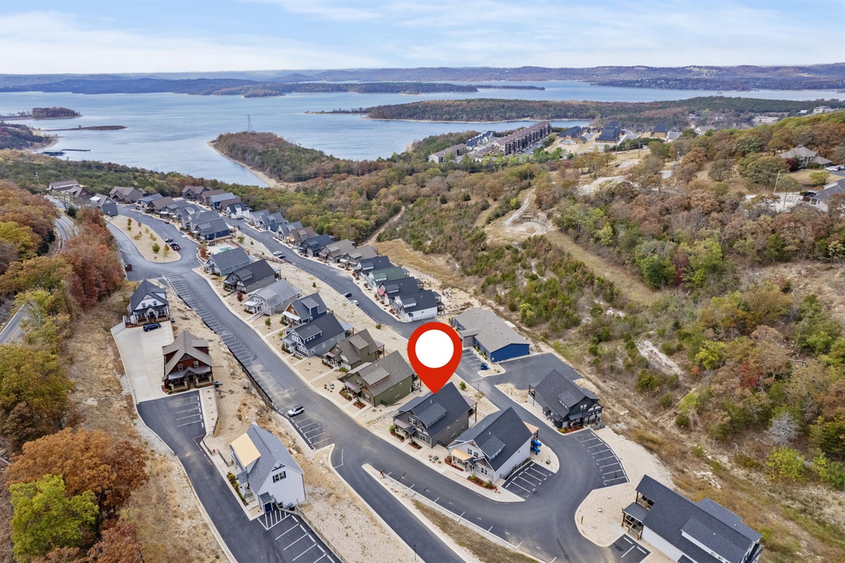 Right next to Table Rock Lake!