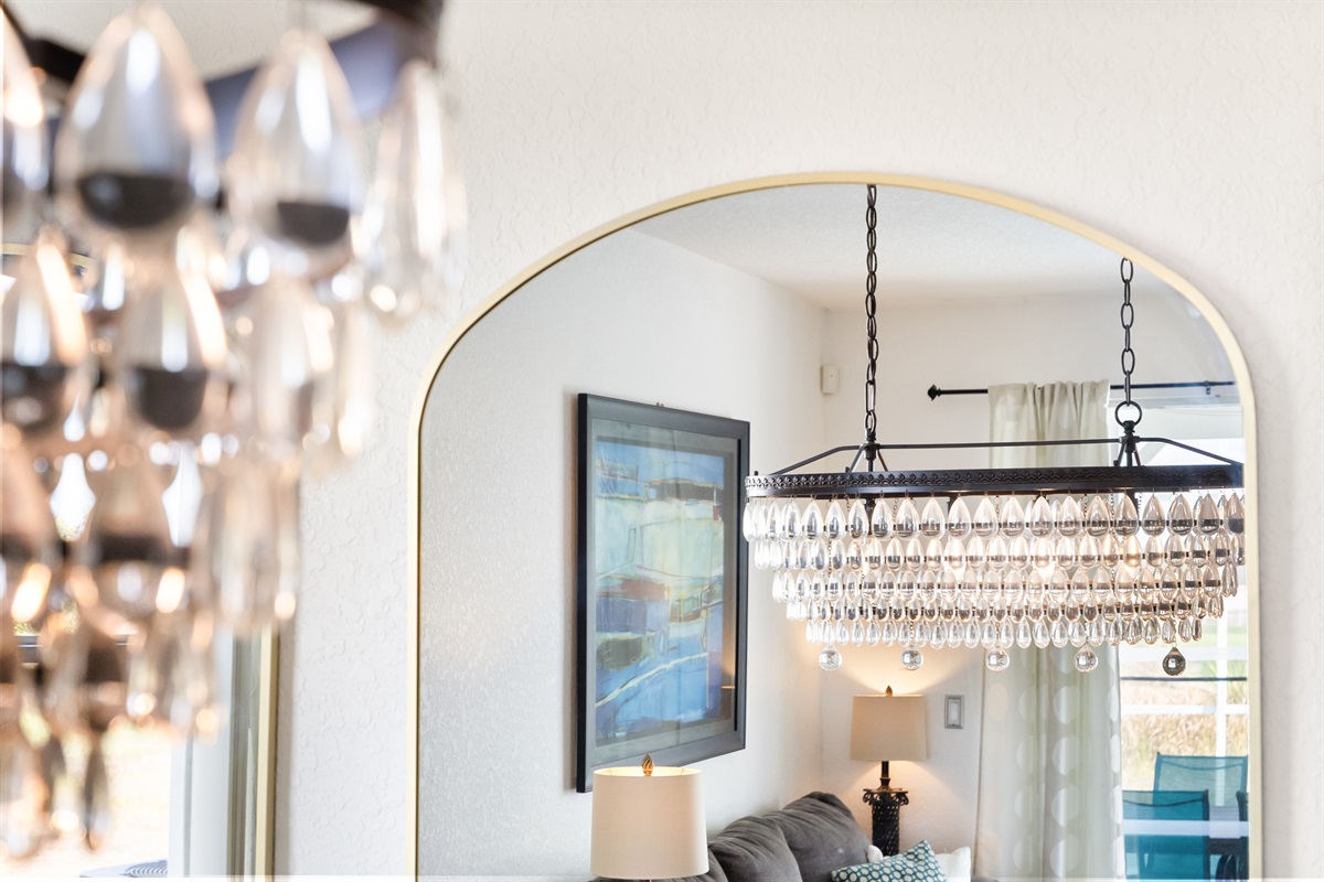 Stylish fixtures adorn this posh villa!