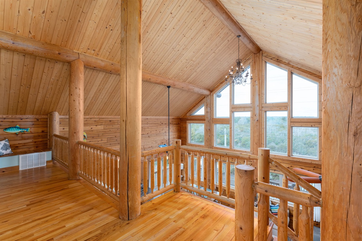 This cabin is filled with natural light!
